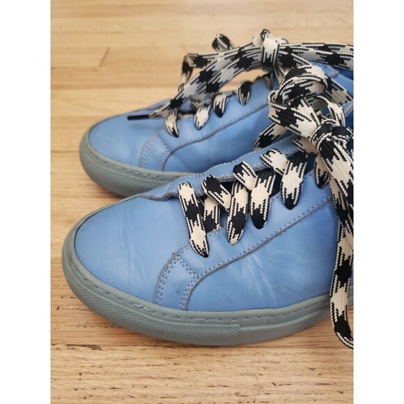 COMMON PROJECTS Sneaker Woman Achilles Low Top Cadet Blue EU Size 36 US 6 - Picture 3 of 13